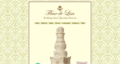 Desktop Screenshot of fleurdelisacakes.com